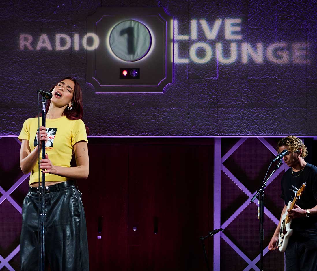 Vivid Case Study - Dua Lipa cinematic BBC Live Lounge broadcast