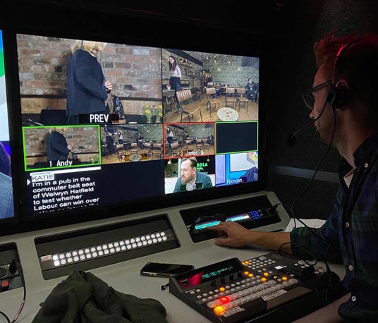 Vivid Case Study - Full facilities for BBC Newsnight