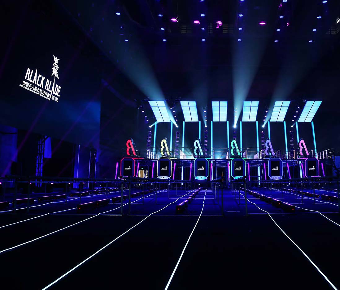Vivid Case Study - Live coverage of Black Blade drone racing in Hainan, China