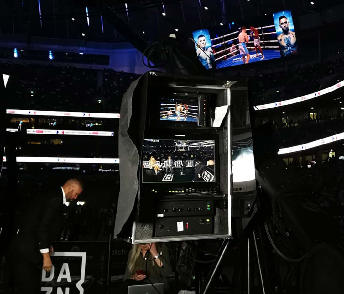 Vivid Case Study - World heavyweight boxing title coverage of Joshua v Usyk