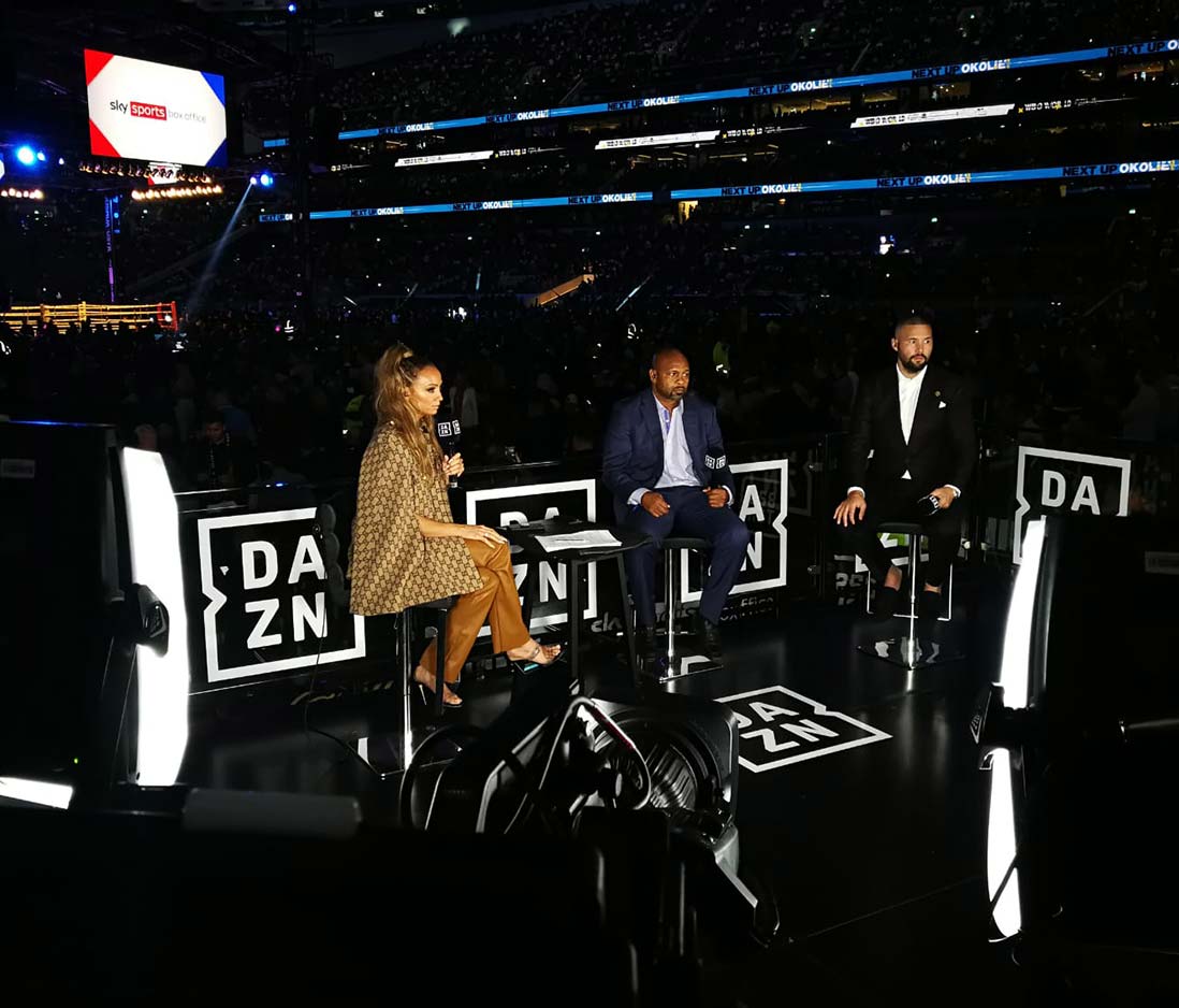 Vivid Case Study - World heavyweight boxing title coverage of Joshua v Usyk