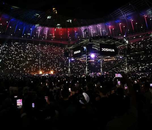 Vivid Case Study - World heavyweight boxing title coverage of Joshua v Usyk