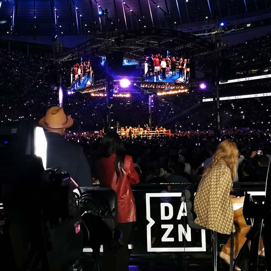 Vivid Broadcast - Case Study - World heavyweight boxing title coverage of Joshua v Usyk