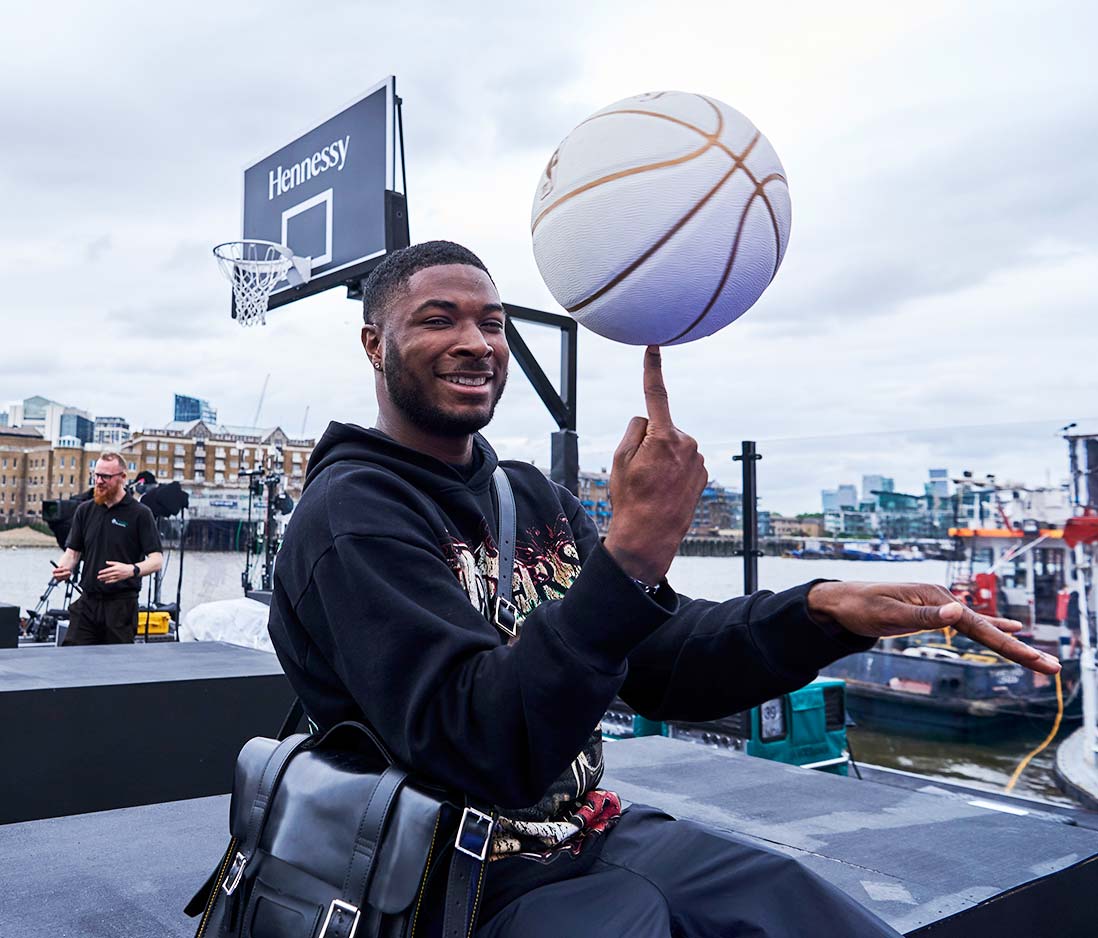Vivid Case Study - Unique live stream for Hennessy NBA ‘Courts Beyond Limits’