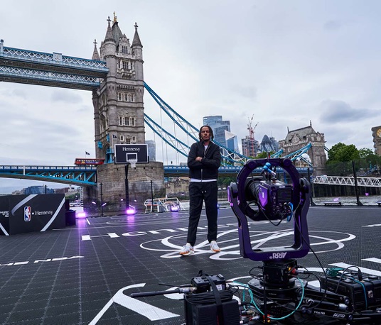 Vivid Case Study - Unique live stream for Hennessy NBA ‘Courts Beyond Limits’