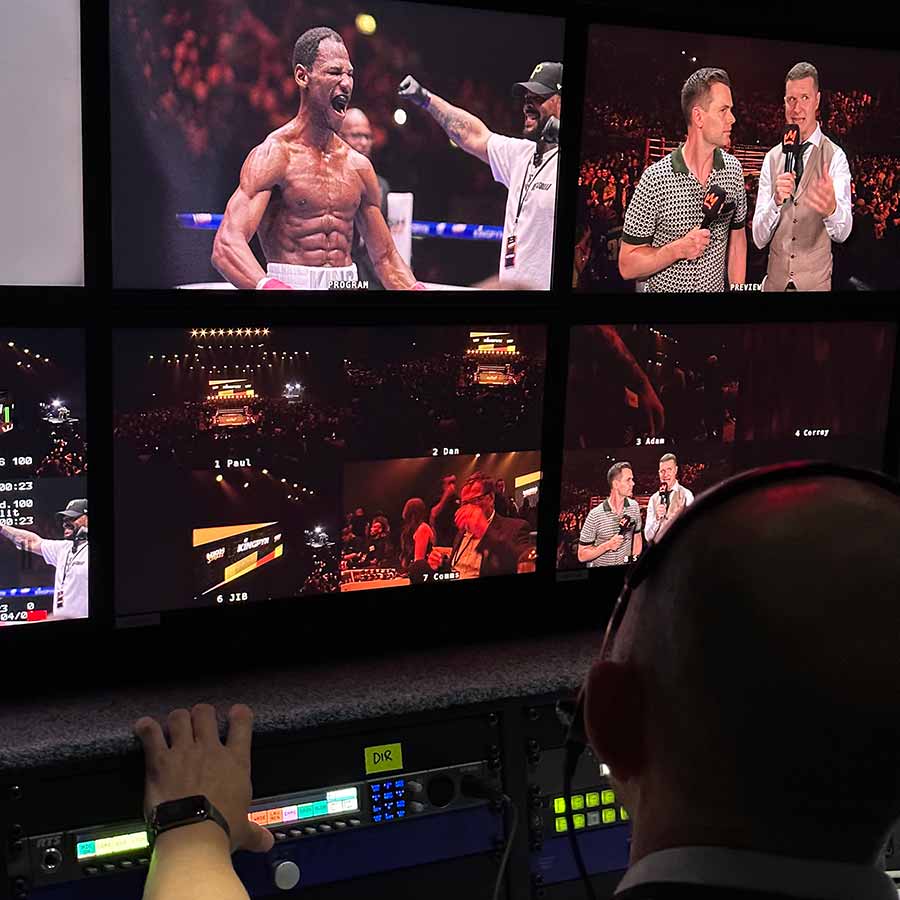 Vivid Broadcast - Case Study - Kingpin Boxing Live on DAZN