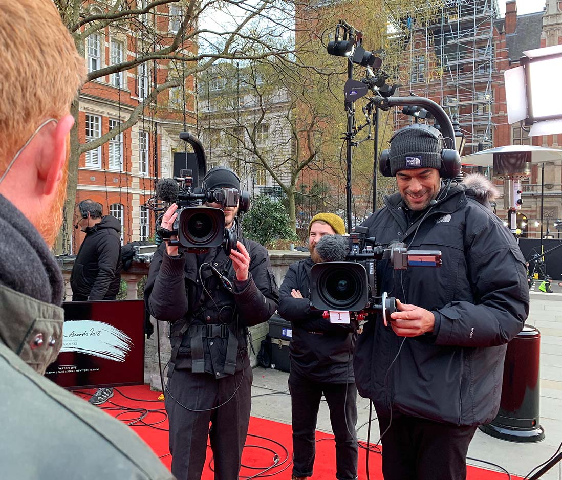 Vivid Case Study - London Fashion Awards at the Royal Albert Hall