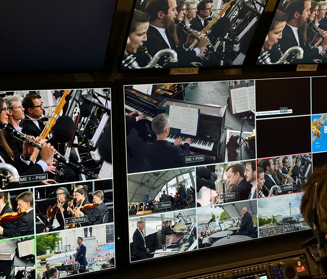 Vivid Case Study - London Symphony Orchestra BMW Classics concert in Trafalgar Square