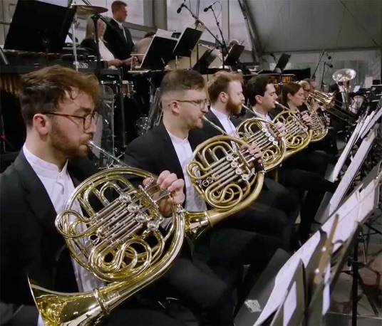 Vivid Case Study - London Symphony Orchestra BMW Classics concert in Trafalgar Square