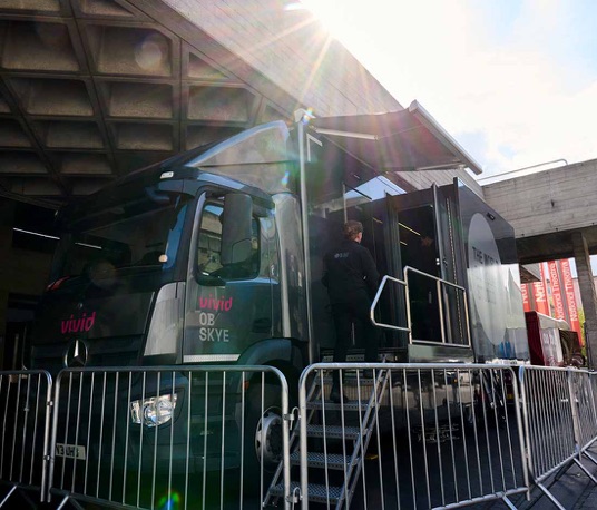 Vivid Case Study - Nye Bevan - the 100th NT Live to Cinema event at the National Theatre