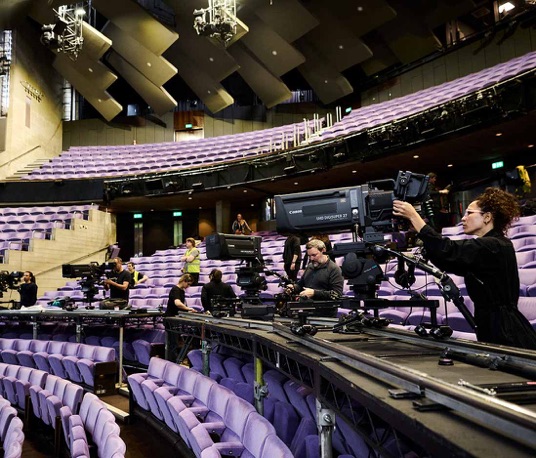Vivid Case Study - Nye Bevan - the 100th NT Live to Cinema event at the National Theatre