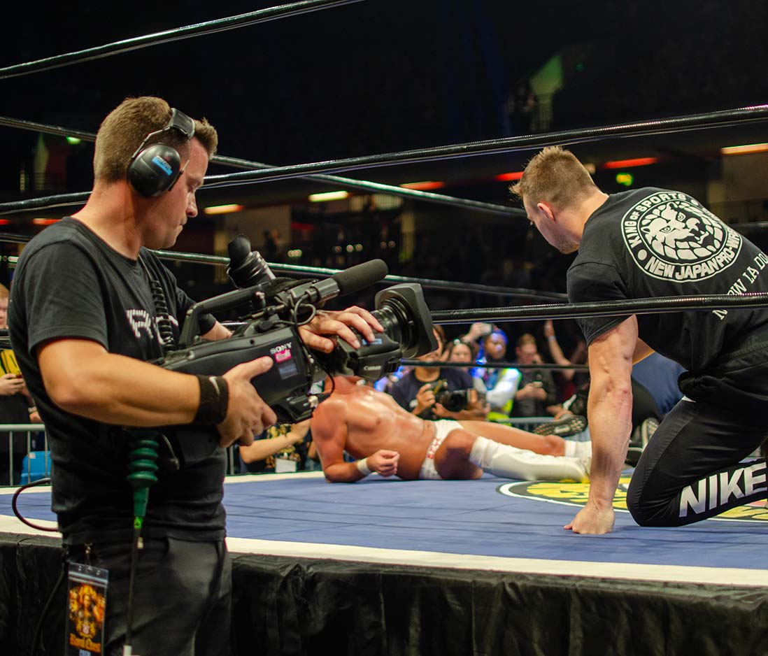 Vivid Case Study - New Japan Pro Wrestling from the Copper Box Arena, London