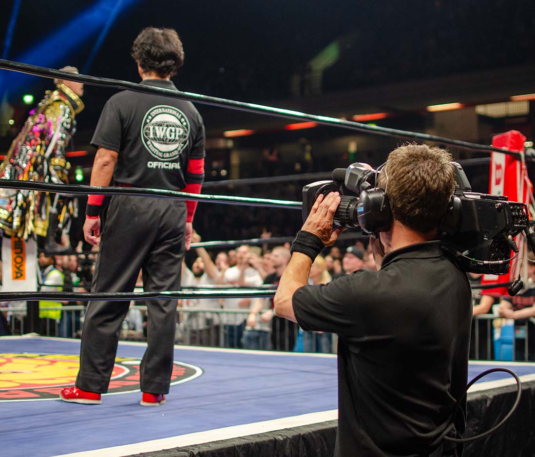 Vivid Case Study - New Japan Pro Wrestling from the Copper Box Arena, London