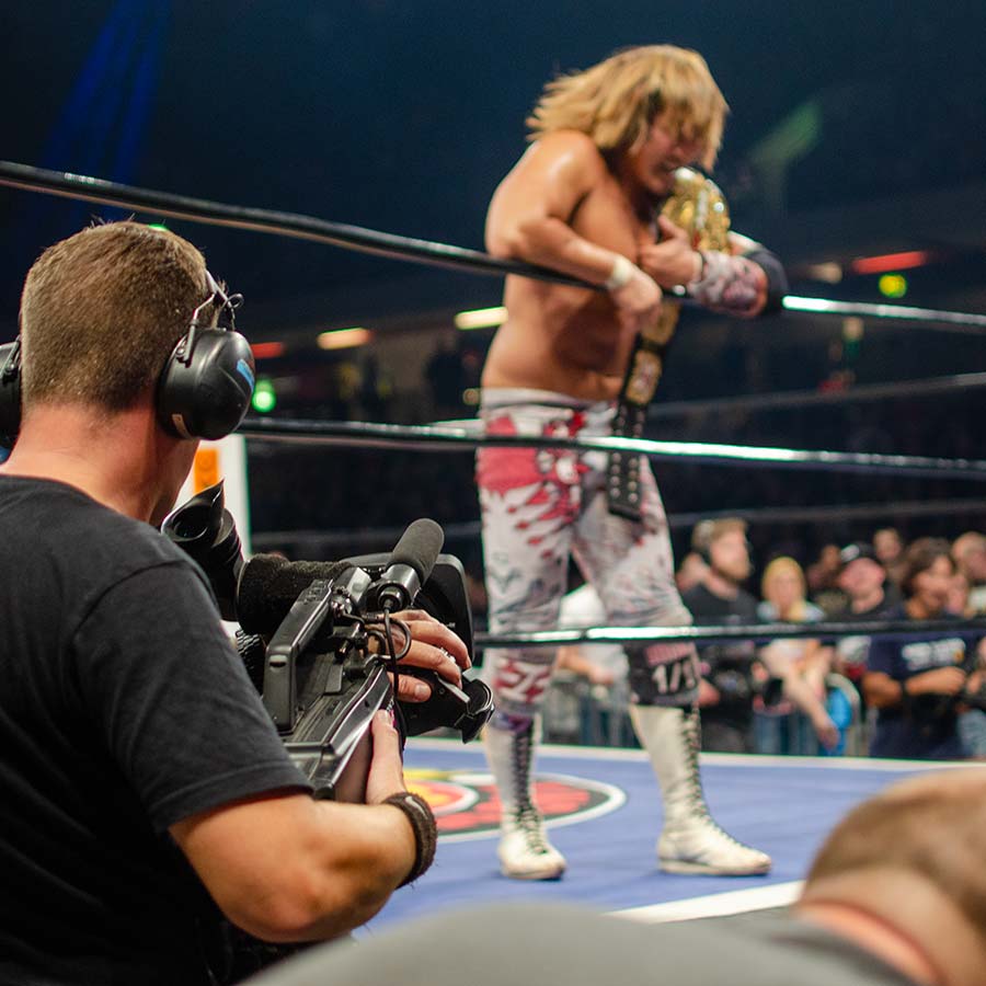 Vivid Broadcast - Case Study - New Japan Pro Wrestling from the Copper Box Arena, London
