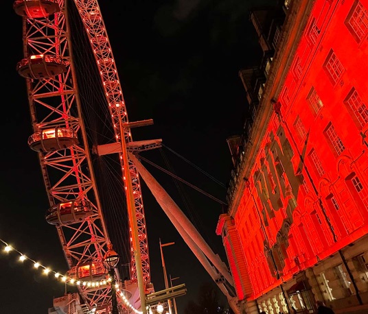 Vivid Case Study - Nike Pegasus Premium lights up the London Eye