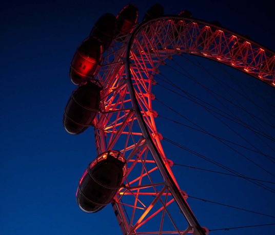 Vivid Case Study - Nike Pegasus Premium lights up the London Eye