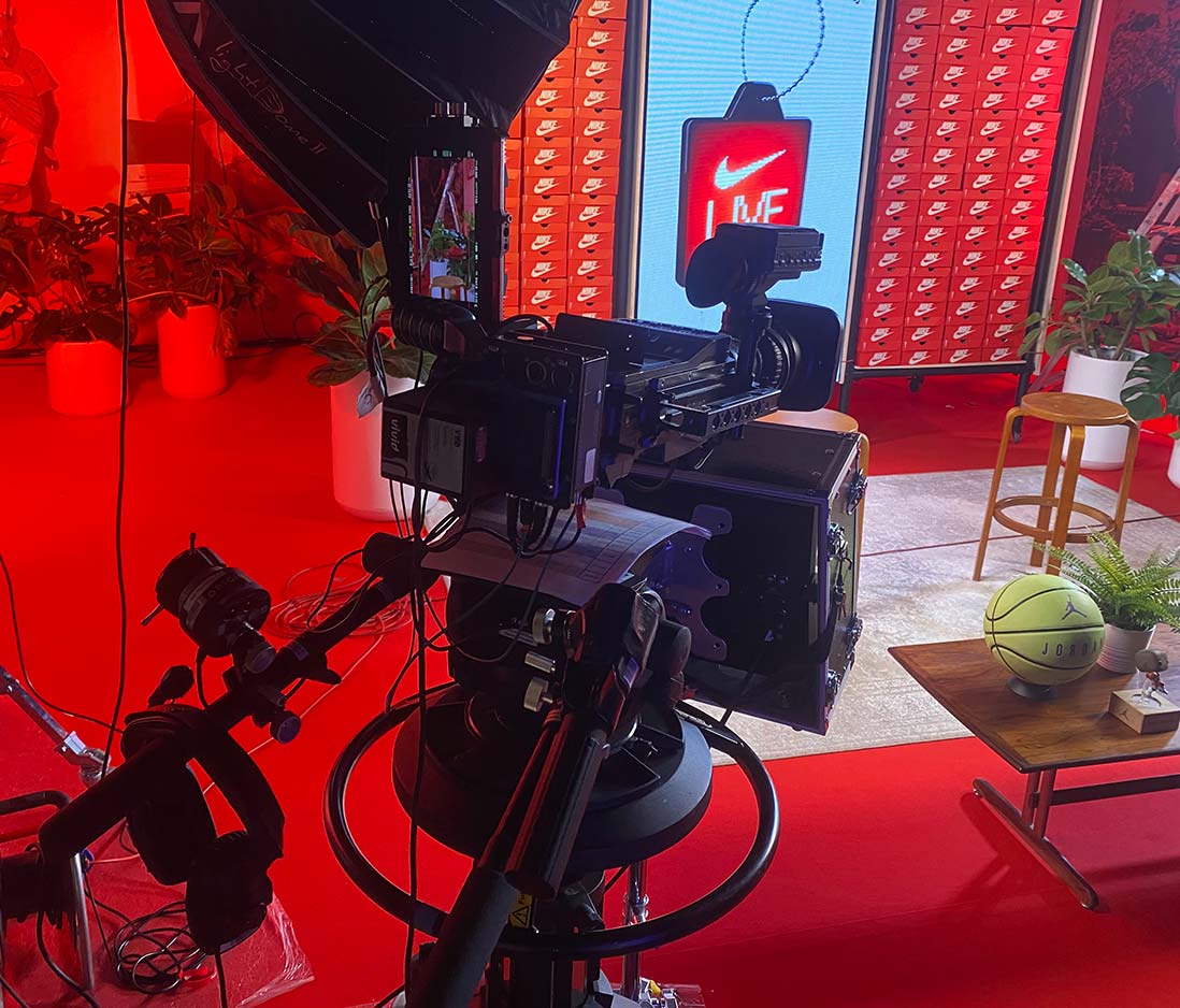 Vivid Case Study - Nike SNKRS Day Remote broadcast to SNKRS app