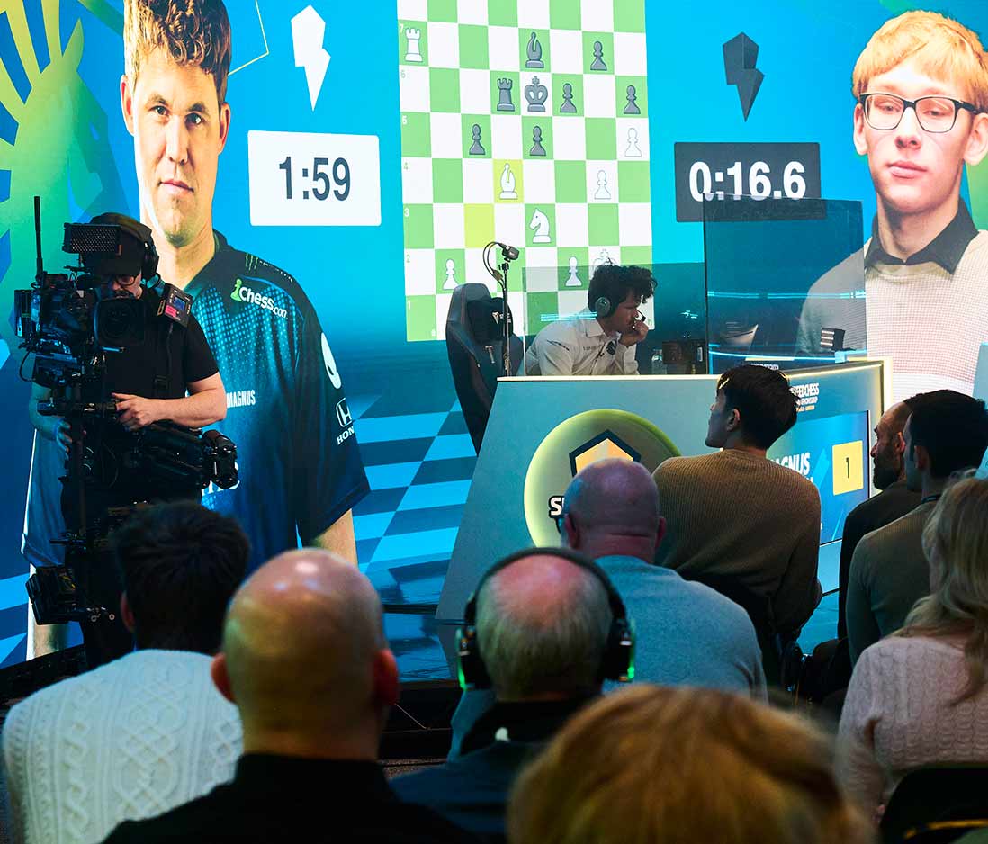 Vivid Case Study - Hybrid event creation for the World Speed Chess Championships 2025 Finals