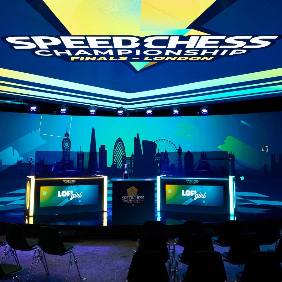 Vivid Broadcast - Case Study - Hybrid event creation for the World Speed Chess Championships 2025 Finals