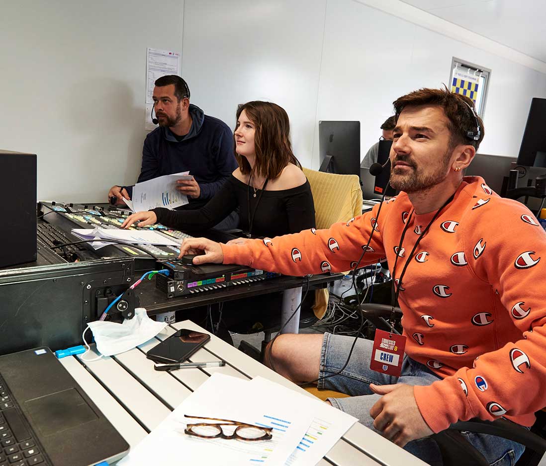 Vivid team in action