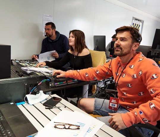 Vivid team in action