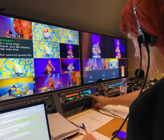 Vivid Fashion broadcast in action