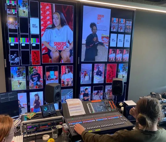 Vivid Fashion broadcast in action