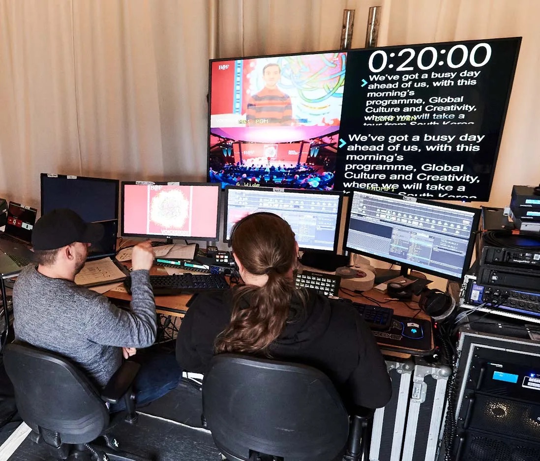 Vivid Hybrid Events in action