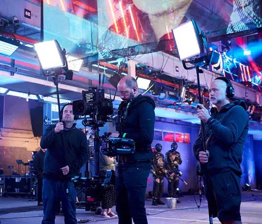 Vivid Light Entertainment broadcast in action