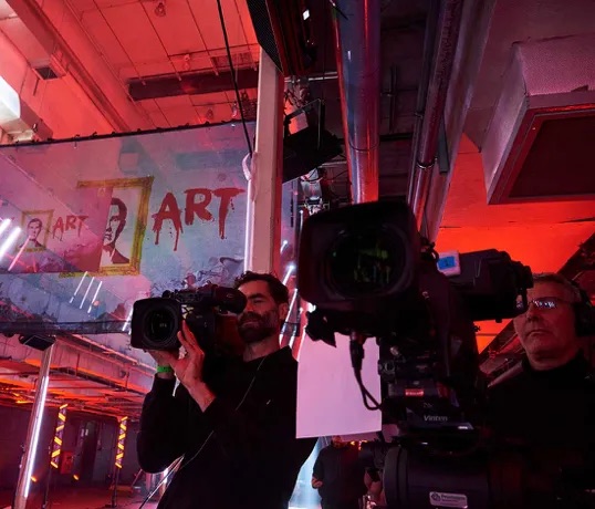 Vivid Light Entertainment broadcast in action