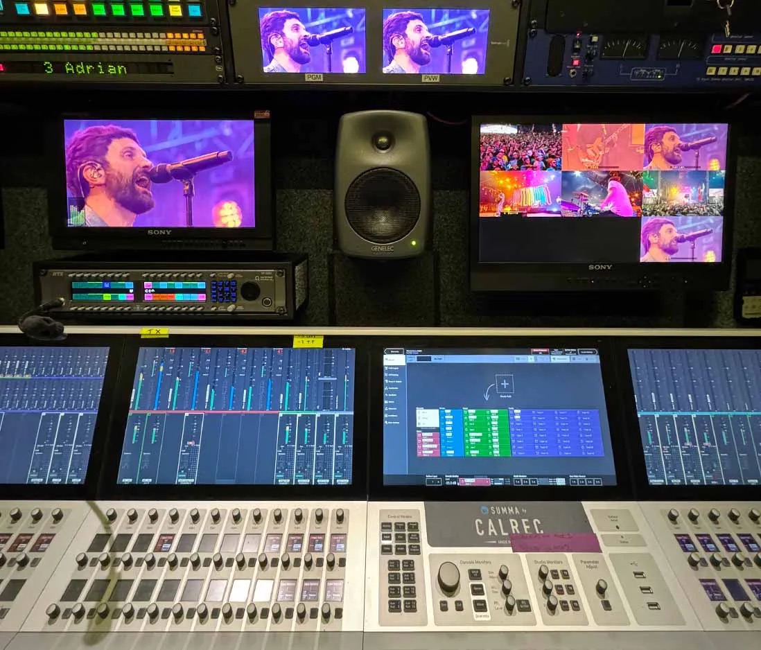 Vivid Music Broadcast in action
