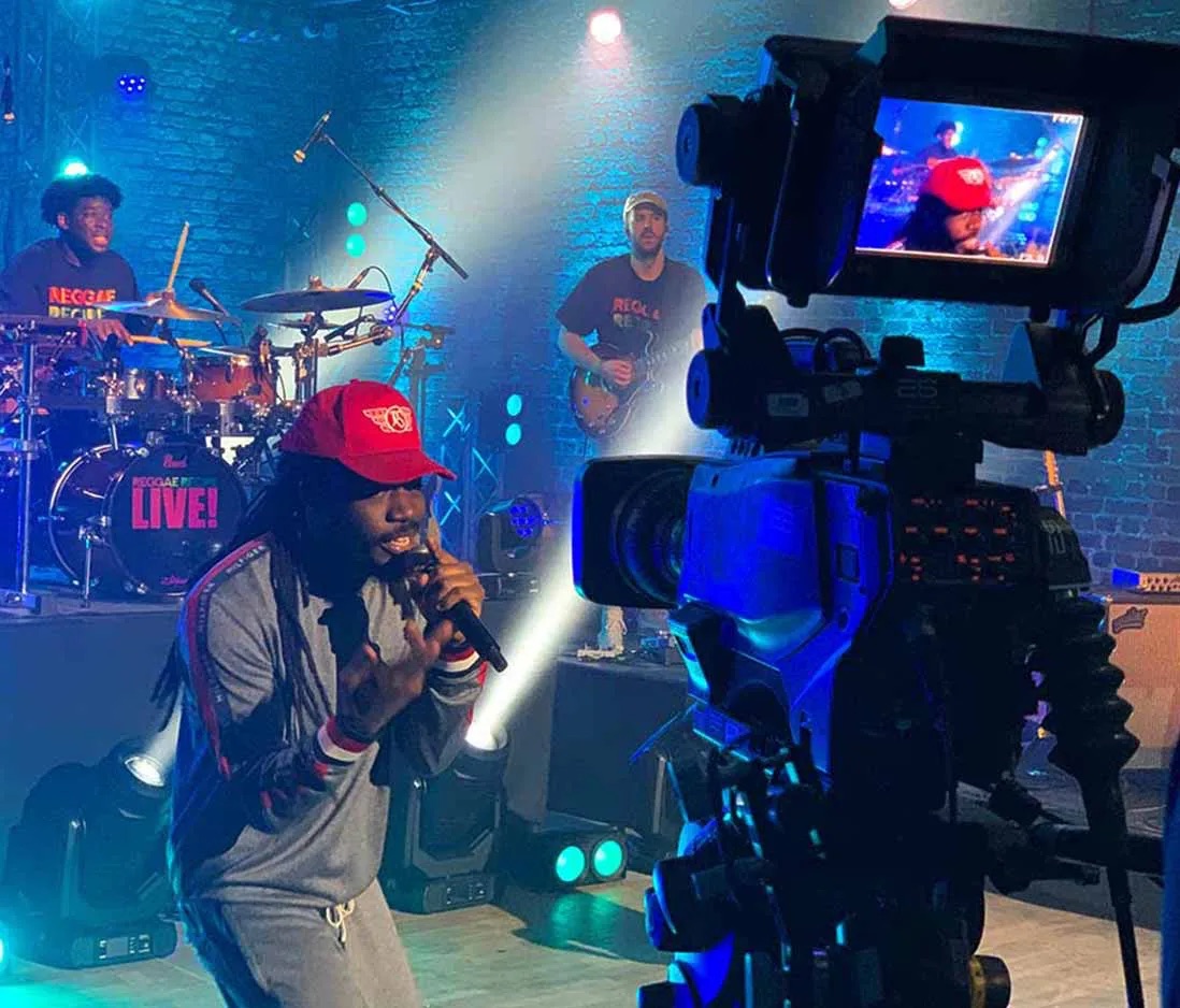 Vivid Music Broadcast in action