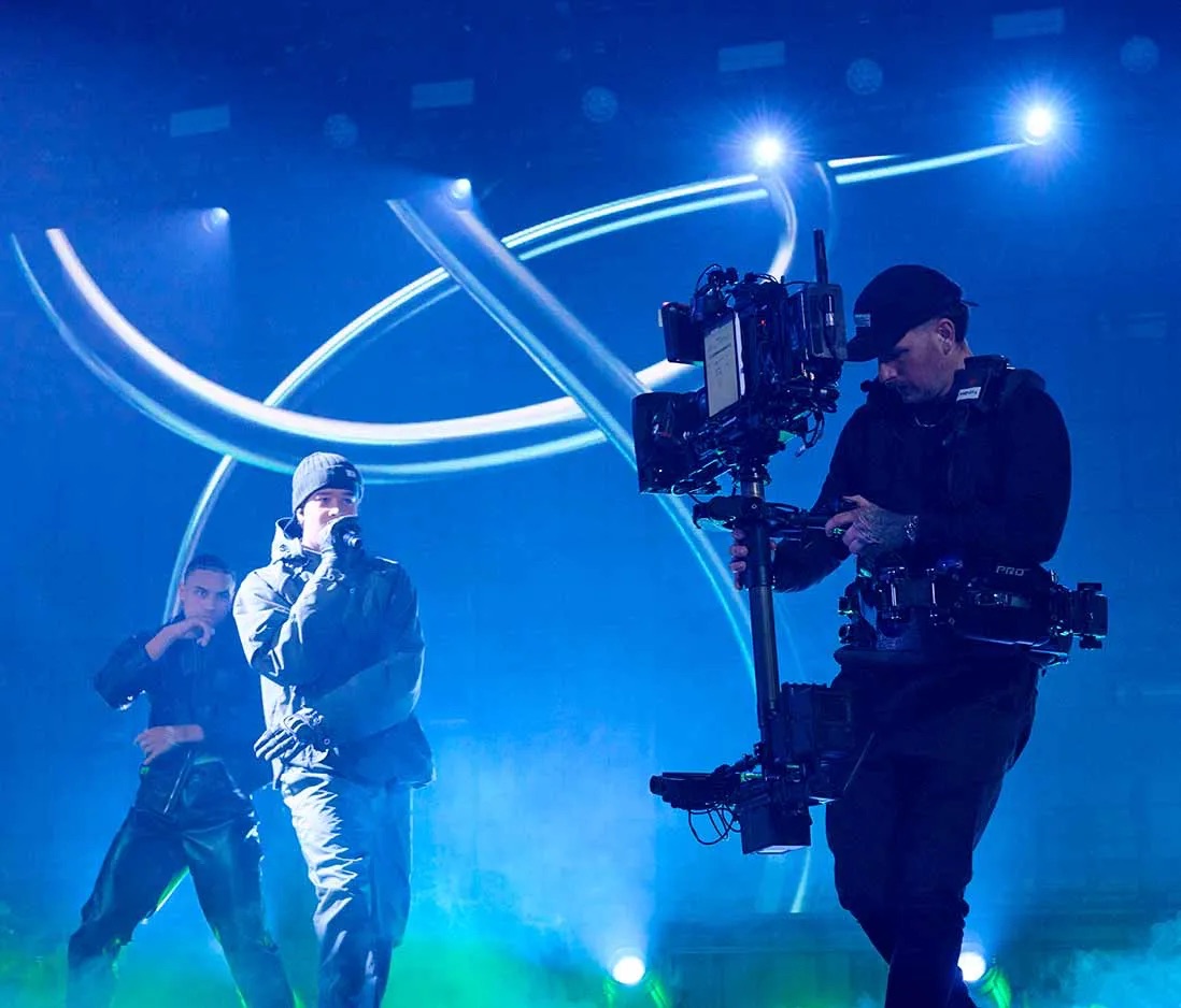 Vivid Music Broadcast in action