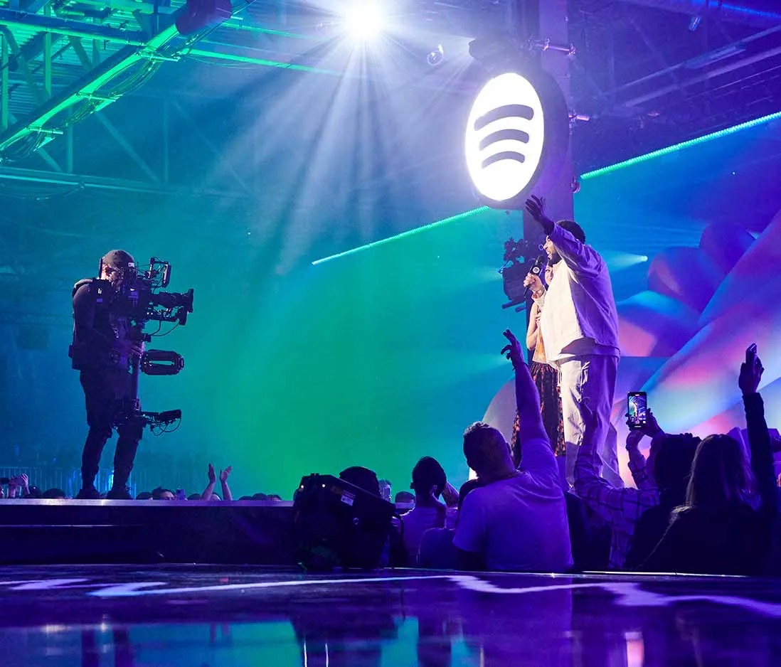 Vivid Music Broadcast in action