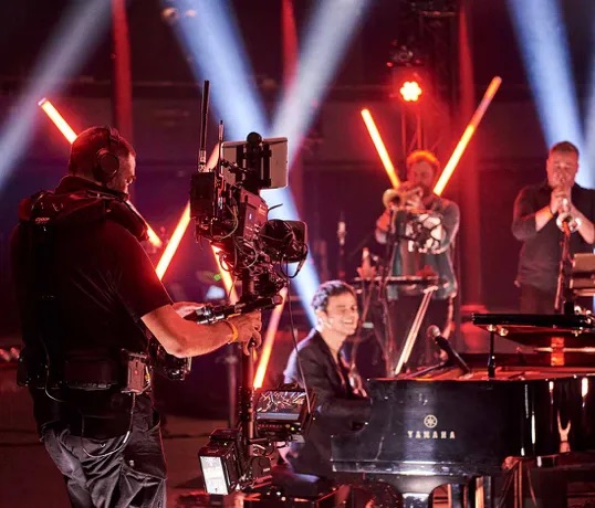 Vivid Music Broadcast in action