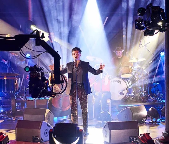 Vivid Music Broadcast in action
