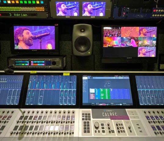 Vivid Music Broadcast in action