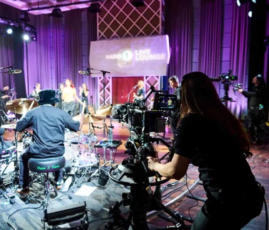 Vivid Music Broadcast in action
