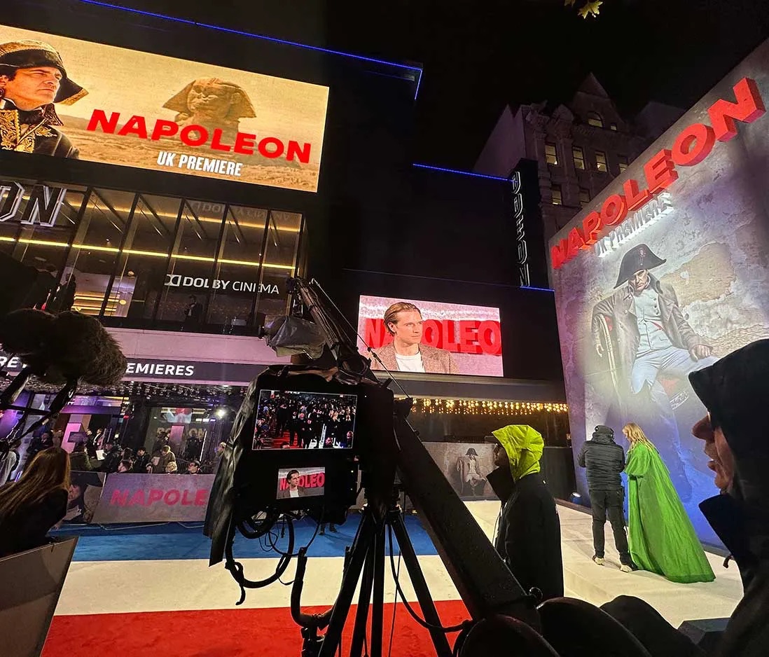 Vivid Red Carpet Broadcast in action