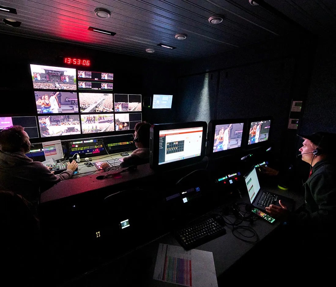 Vivid Broadcast Cinematic Multi-camera at Wireless Festival - OB Gallery
