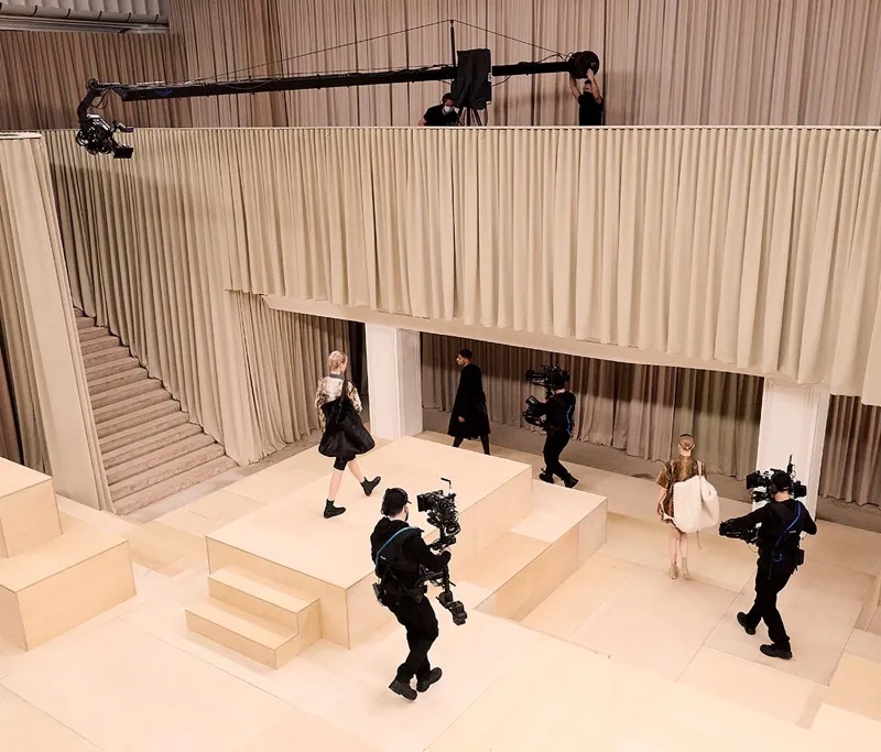 Vivid Broadcast Cinematic Multi-camera Steadicam at Burberry 2021