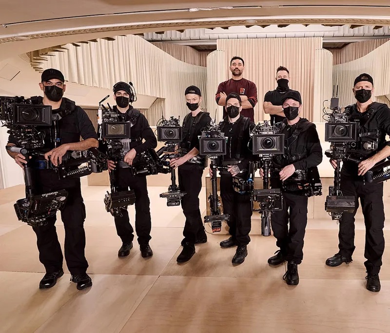 Vivid Broadcast Cinematic Multi-camera Steadicam at Burberry 2021