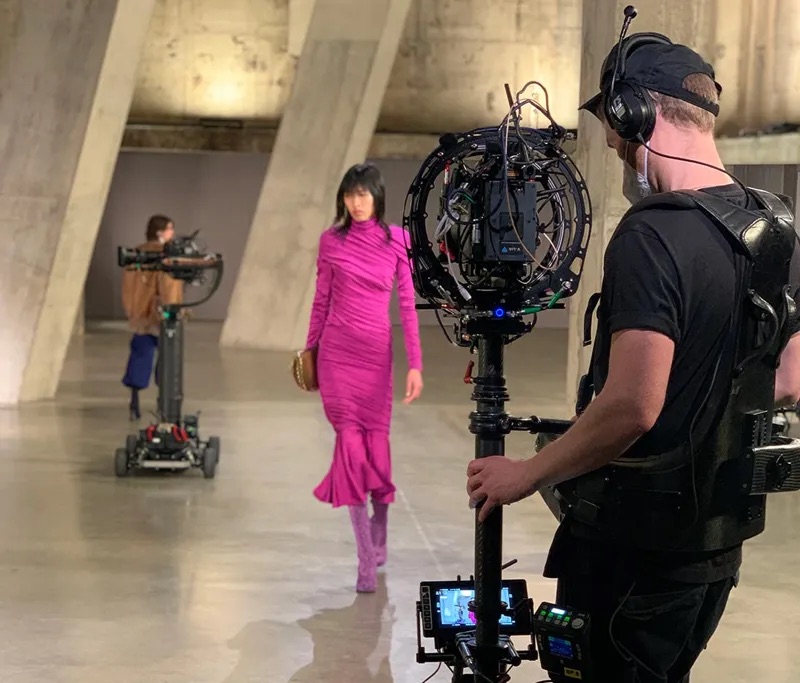 Vivid Broadcast Cinematic Multi-camera covering Stella McCartney models