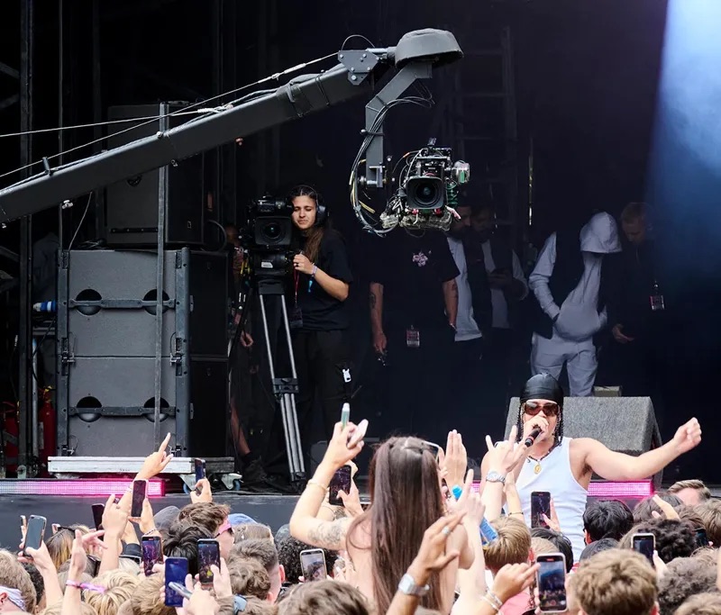 Vivid Broadcast Cinematic Multi-camera at Wireless Festival