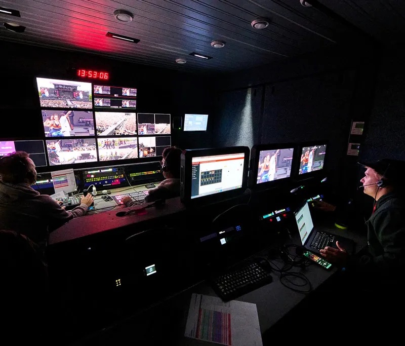 Vivid Broadcast Cinematic Multi-camera at Wireless Festival - OB Gallery