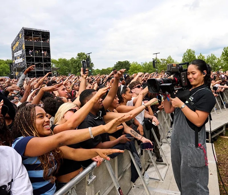 Vivid Broadcast Cinematic Multi-camera at Wireless Festival