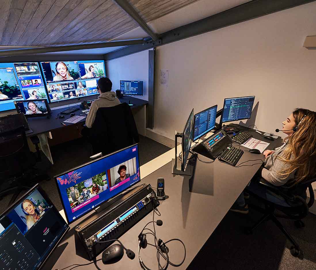 Vivid Broadcast - Facilities - Remote Production - Master Control Suite