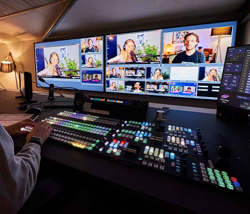 Vivid Broadcast - Facilities - Remote Production - Master Control Suite