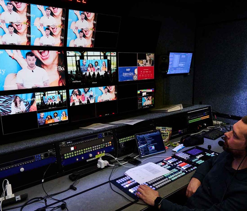 Vivid Broadcast - Facilities - Remote Production - Master Control Suite